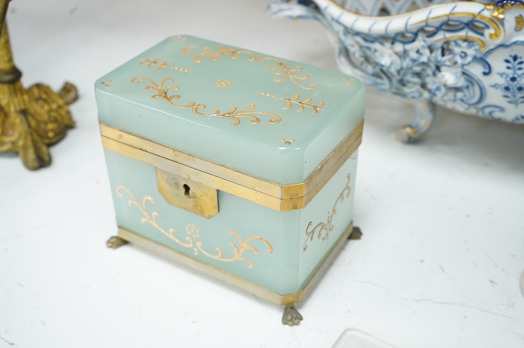 A group of various collectables to include Meissen, glass, etc.